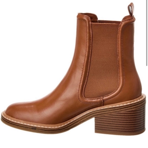 Steven by Steve Madden Brown Leather Ankle Boots - Picture 2 of 7